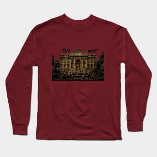 Trevi Fountain Rome Long Sleeve T-Shirt